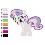 Sweetie My Little Pony Embroidery Design 08
